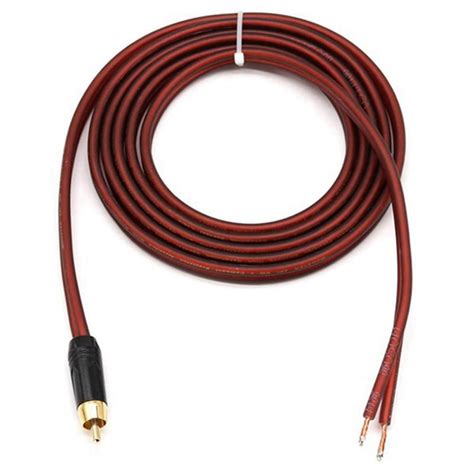 adapter for speaker wire to rca plug.